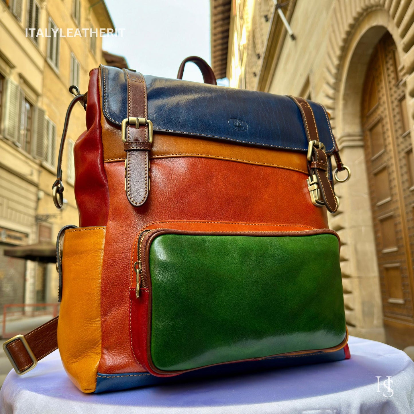Italian Handmade Leather Backpacks for Unisex| Elevate Your Style with Exquisite Craftsmanship Made in Italy