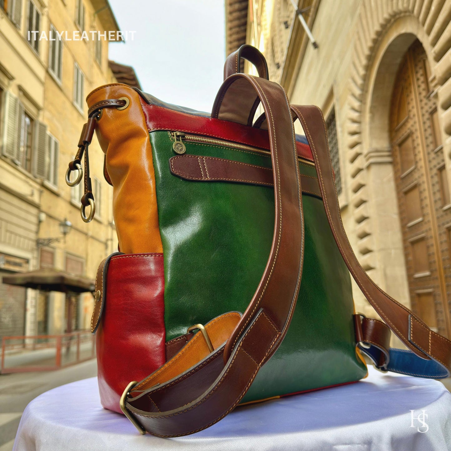 Italian Handmade Leather Backpacks for Unisex| Elevate Your Style with Exquisite Craftsmanship Made in Italy