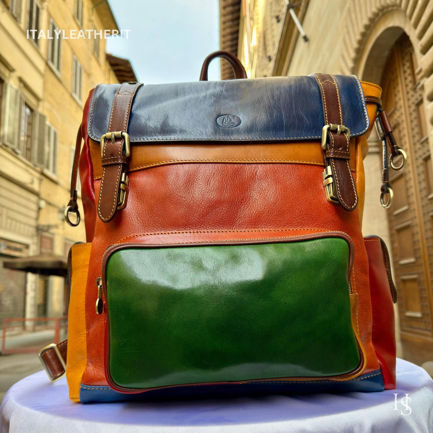 Italian Handmade Leather Backpacks for Unisex| Elevate Your Style with Exquisite Craftsmanship Made in Italy