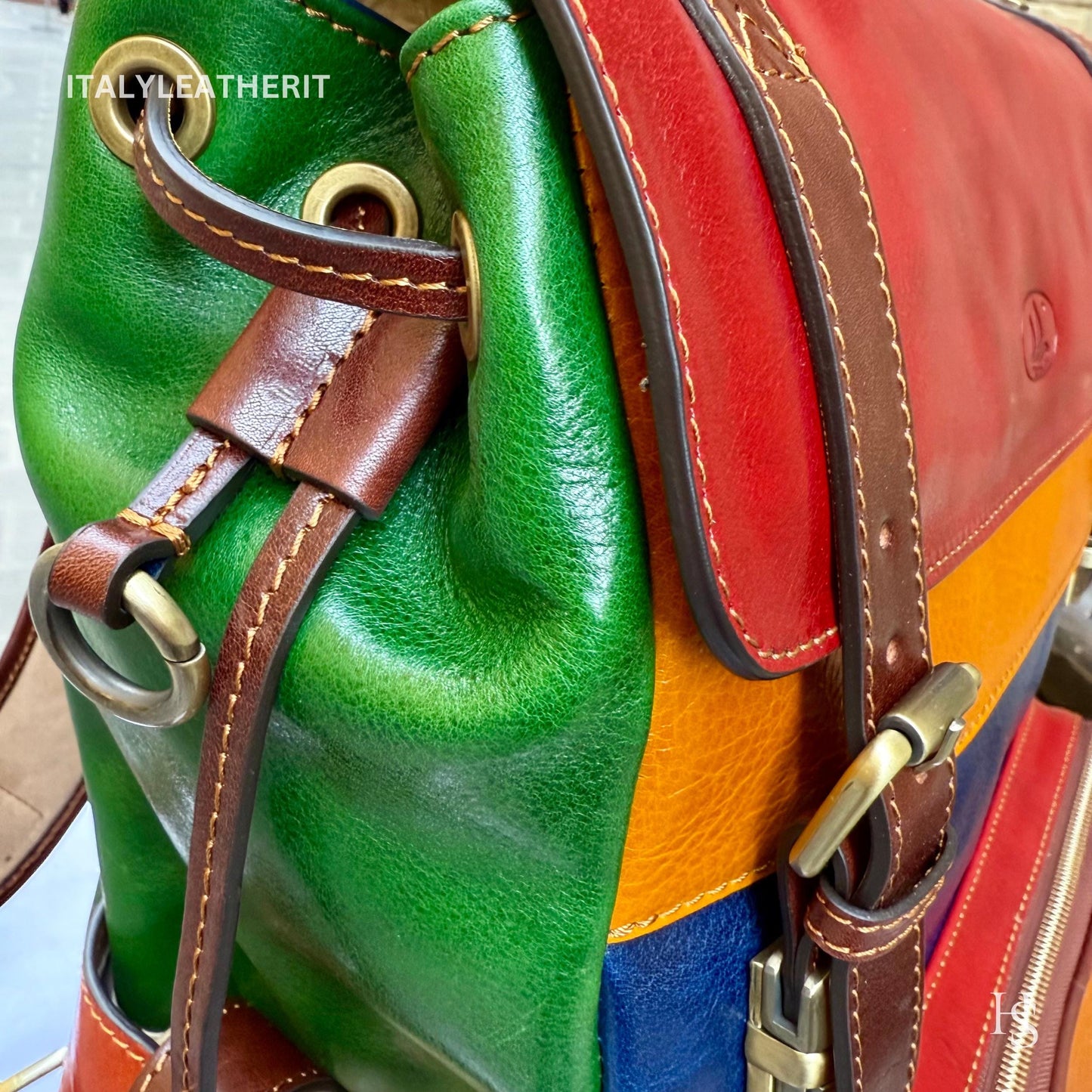 Italian Handmade Leather Backpacks for Unisex| Elevate Your Style with Exquisite Craftsmanship Made in Italy