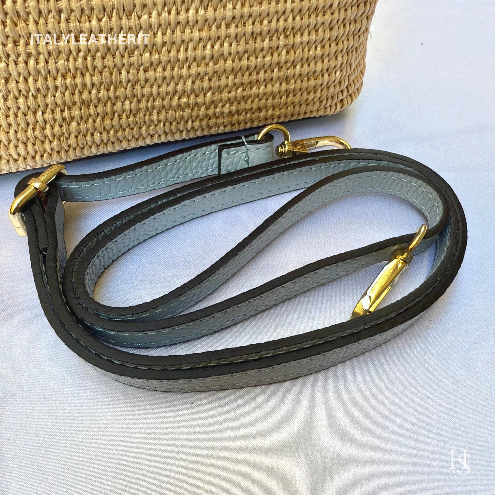 Italian Handmade Leather Bags for Women | Elegant Tote & Purse from Florence, Small Straw and Leather bag