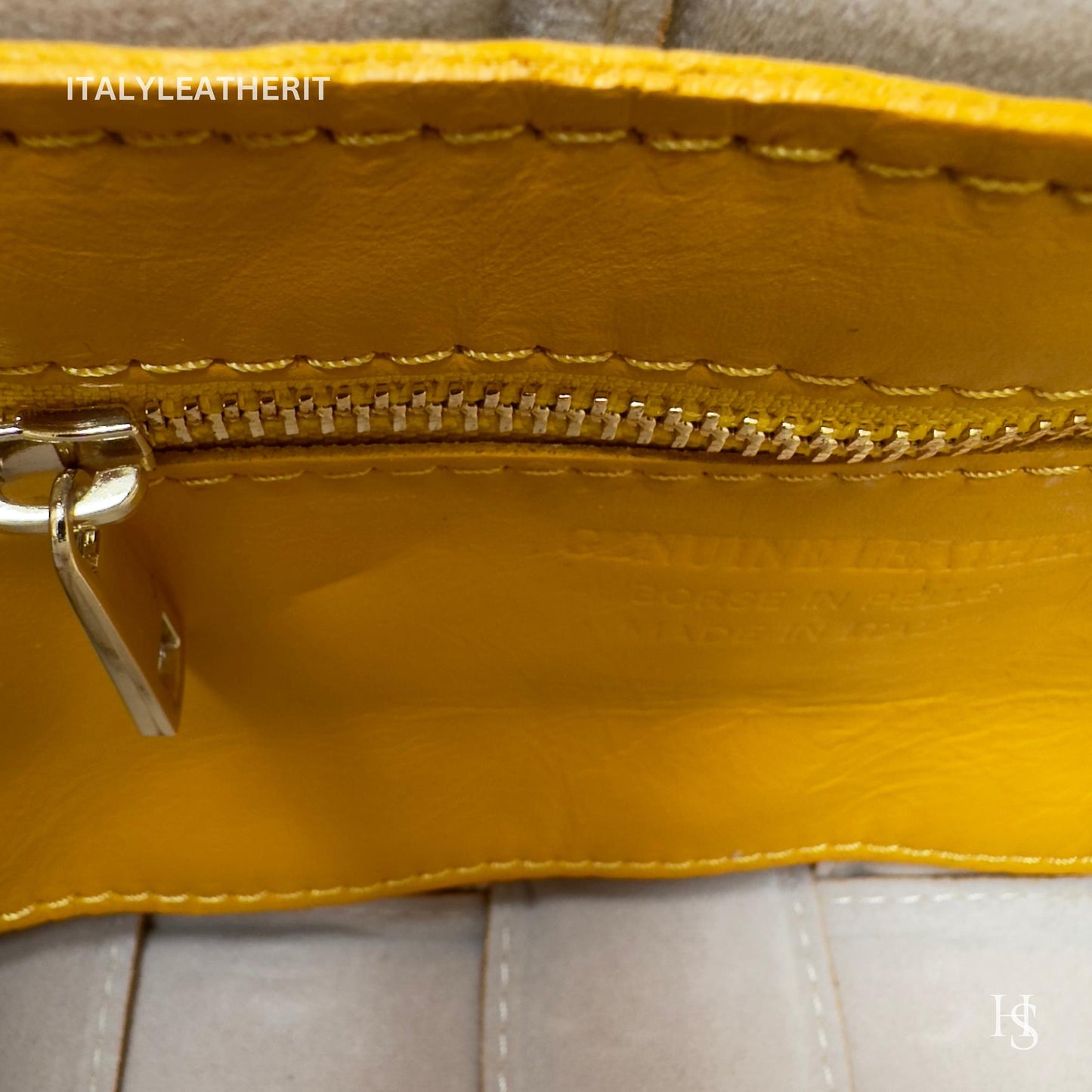Italian Handmade Leather Crossbody Bag  Elegant Tote from Florence - Italy Leather Shop