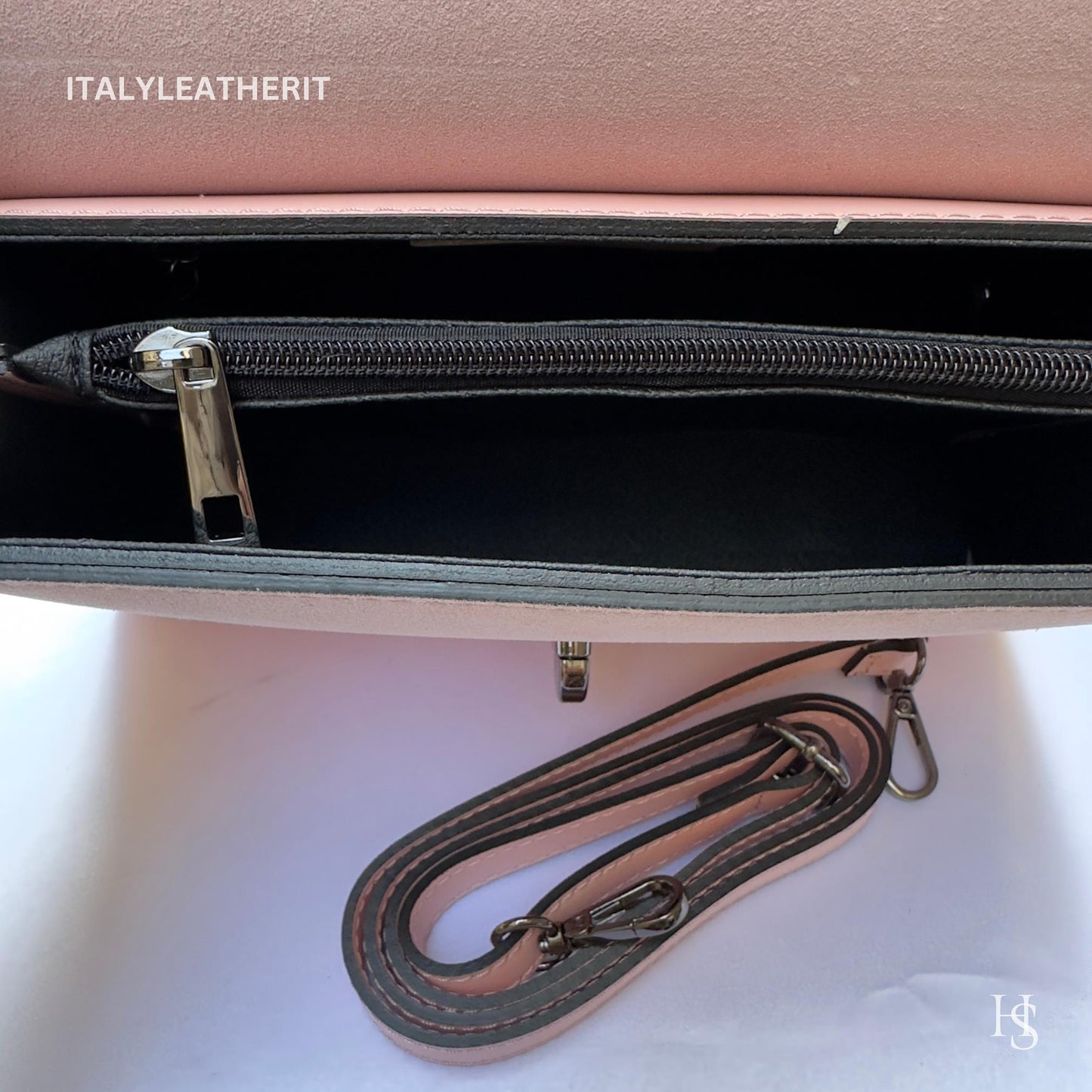 Italian Handmade Leather Top-Handle Bag Elegant Design from Florence - Italy Leather Shop