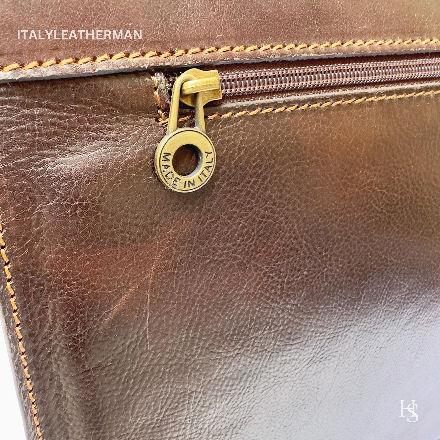 Italian Handmade Leather Briefcase Bags for Men | Elevate Your Style with Exquisite Craftsmanship made in Italy from Florence | shoulder bag - Italy Leather Shop