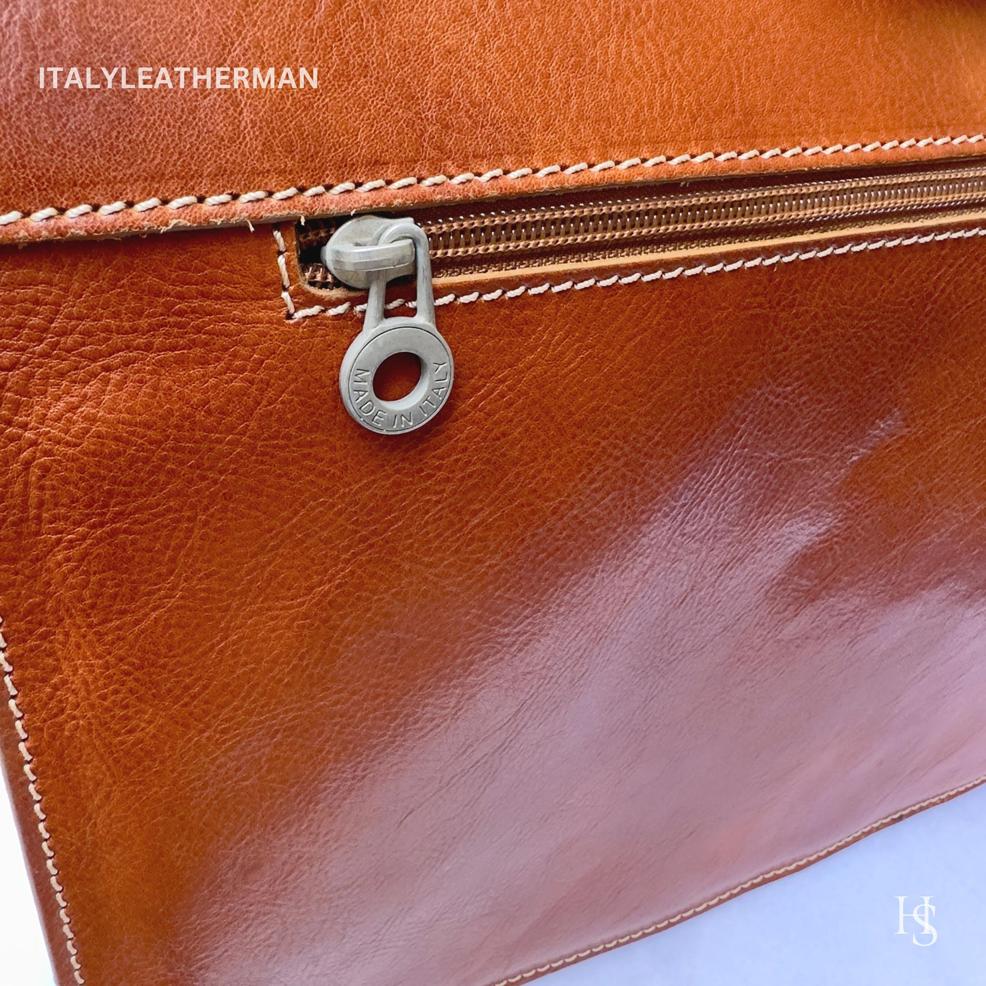 Italian Handmade Leather Briefcase Bags for Men | Elevate Your Style with Exquisite Craftsmanship made in Italy from Florence | shoulder bag - Italy Leather Shop