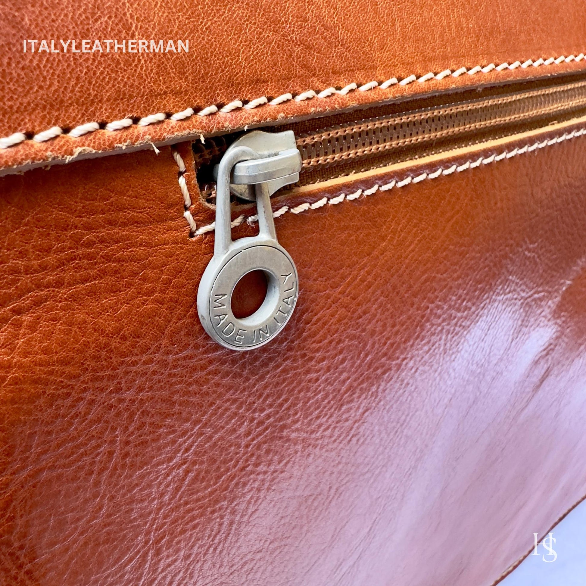Italian Handmade Leather Briefcase Bags for Men | Elevate Your Style with Exquisite Craftsmanship made in Italy from Florence | shoulder bag - Italy Leather Shop
