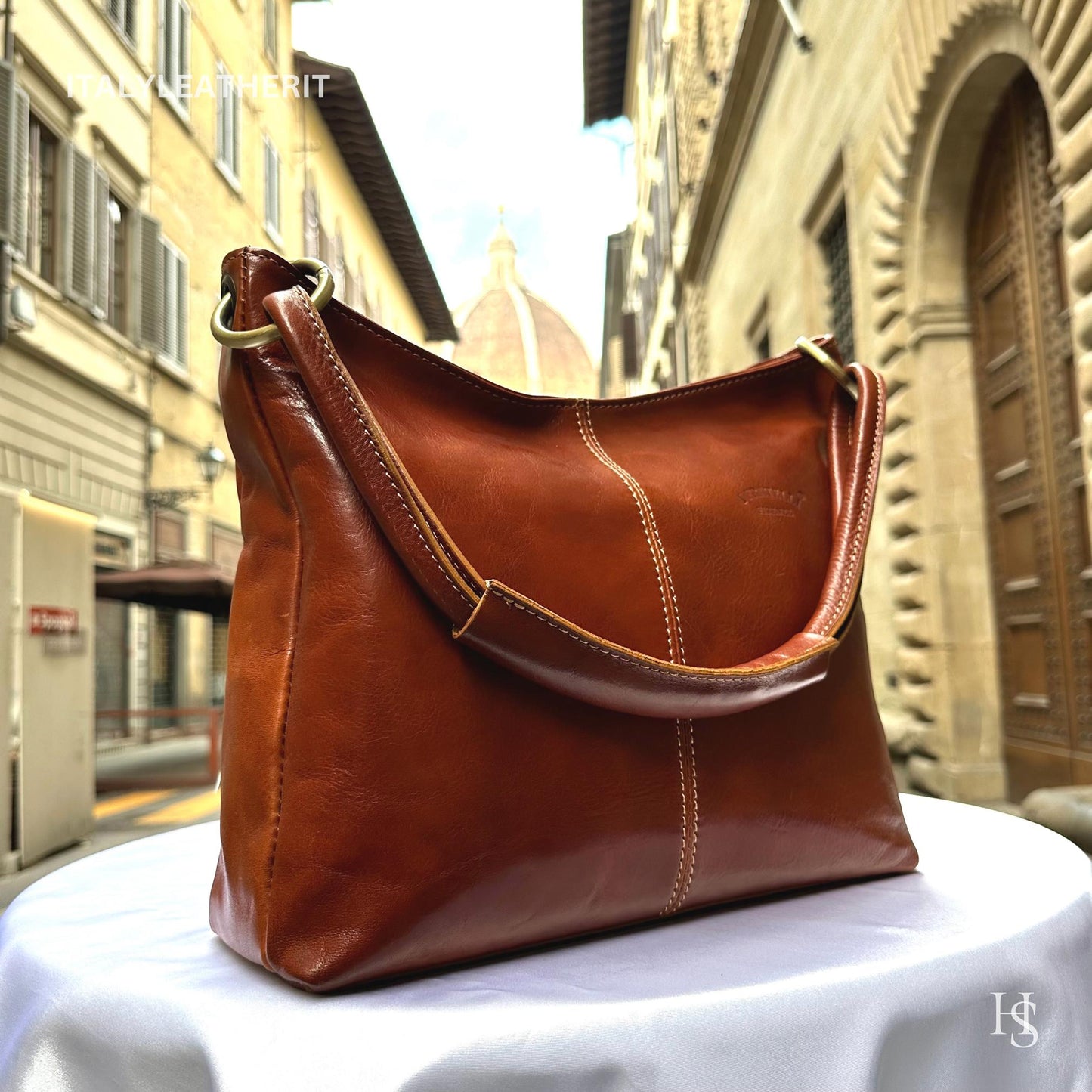 Handmade Italian Leather Tote Elegant Purse for Everyday Use - Italy Leather Shop