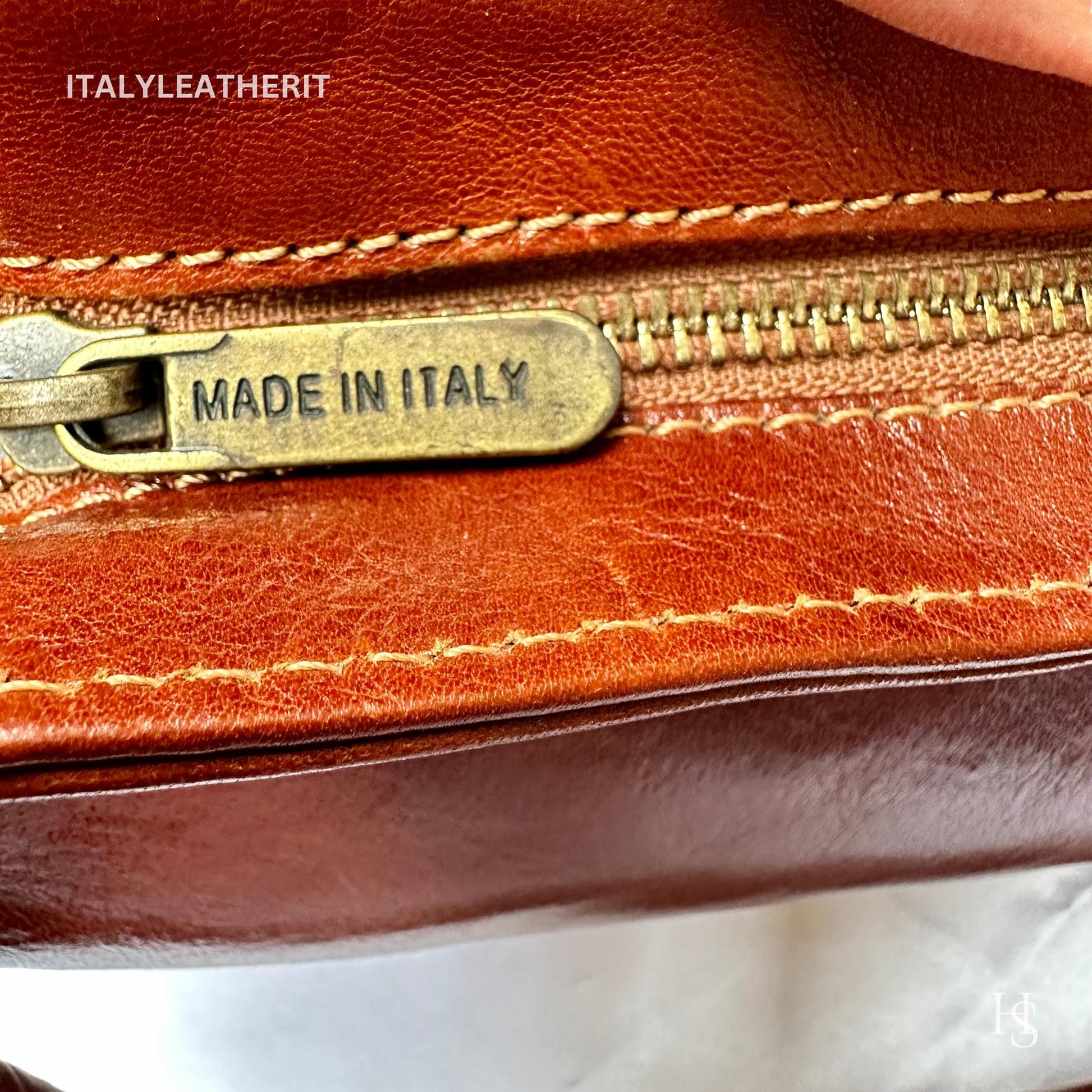 Handmade Italian Leather Tote Elegant Purse for Everyday Use - Italy Leather Shop