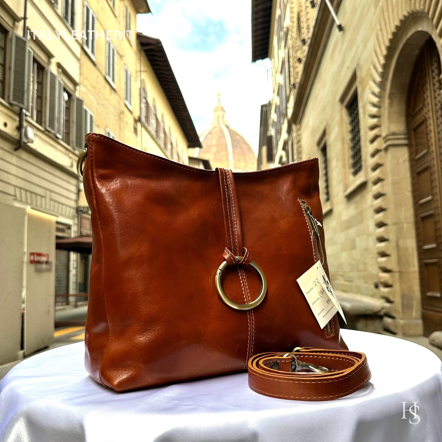 Handmade Italian Leather Tote Elegant Purse for Everyday Use - Italy Leather Shop