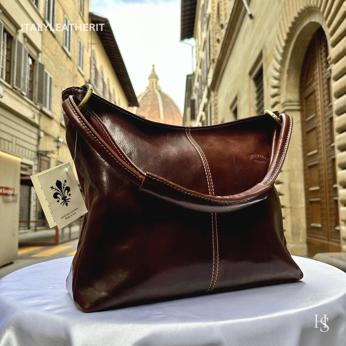 Handmade Italian Leather Tote Elegant Purse for Everyday Use - Italy Leather Shop