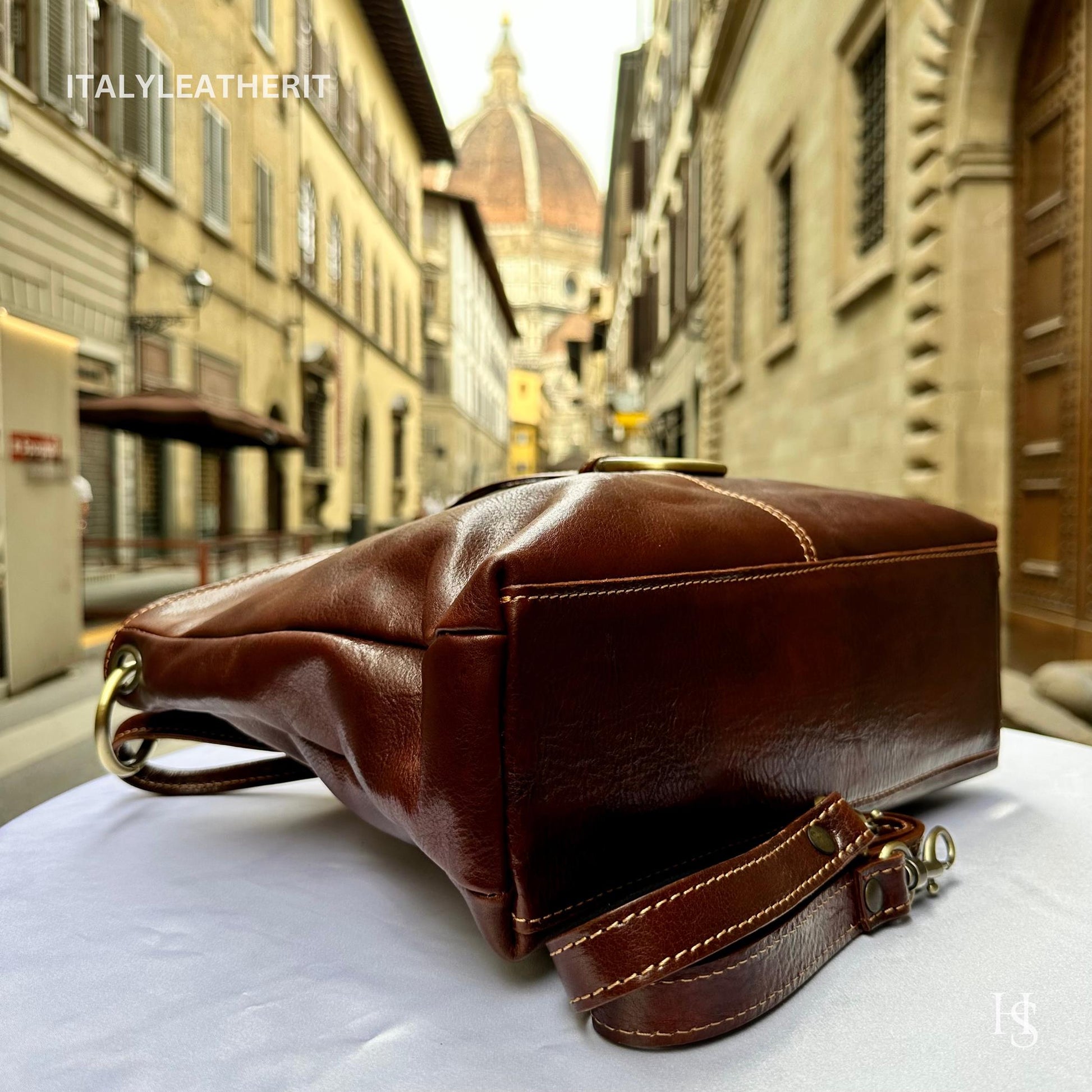 Handmade Italian Leather Tote Elegant Purse for Everyday Use - Italy Leather Shop