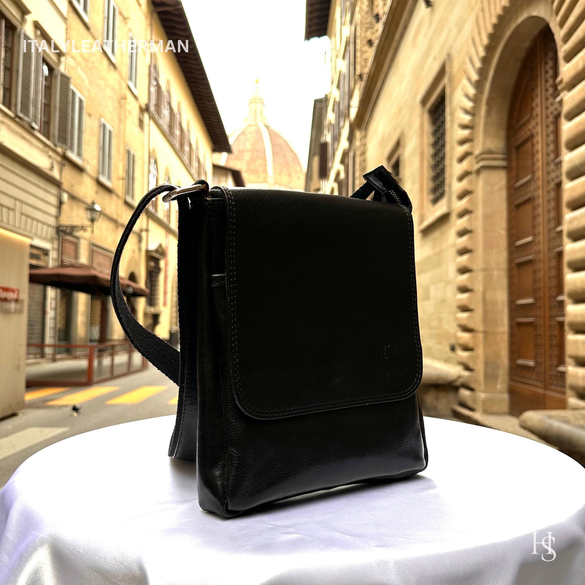 Italian Handmade Leather Crossbody Bags for Men Made In Italy from - Italy Leather Shop