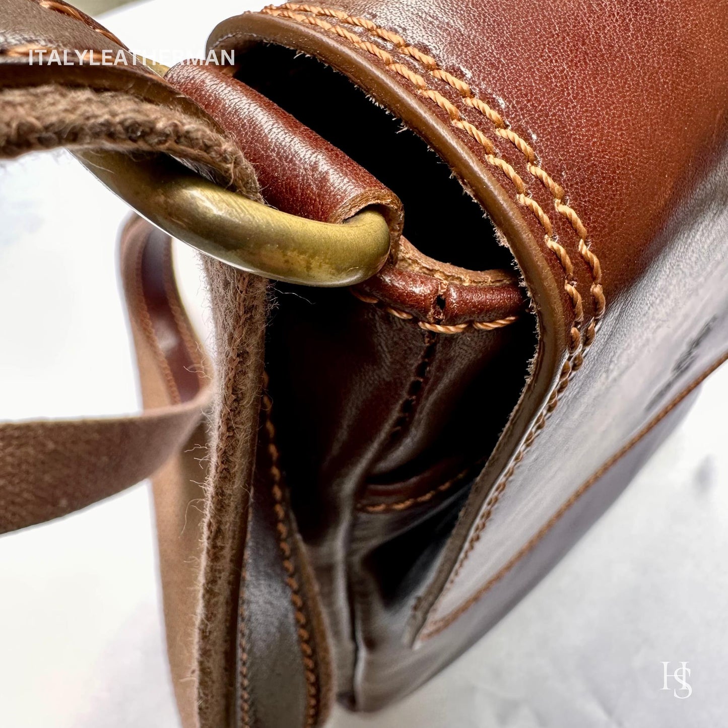 Italian Handmade Leather Crossbody Bags for Men Made In Italy from - Italy Leather Shop