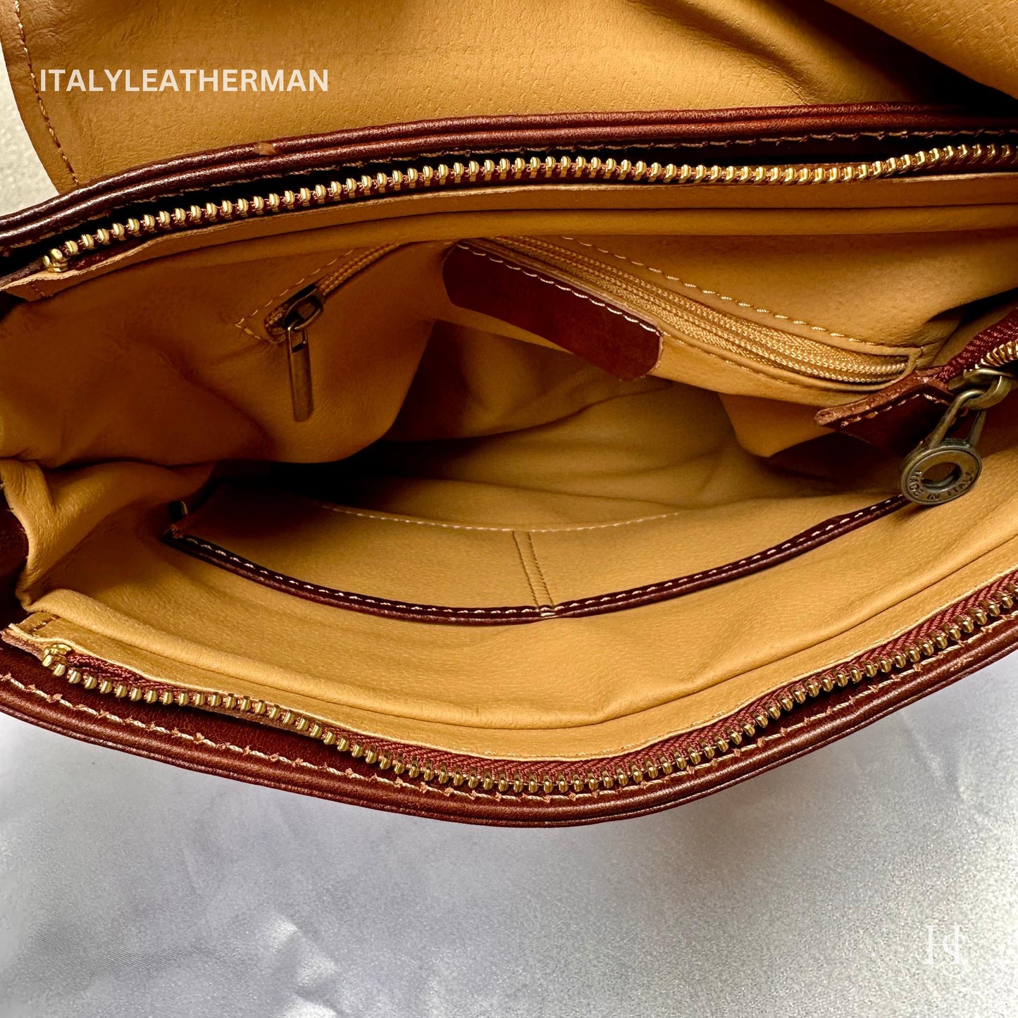 Italian Handmade Leather Crossbody Bags for Men Made In Italy from Florence - Italy Leather Shop