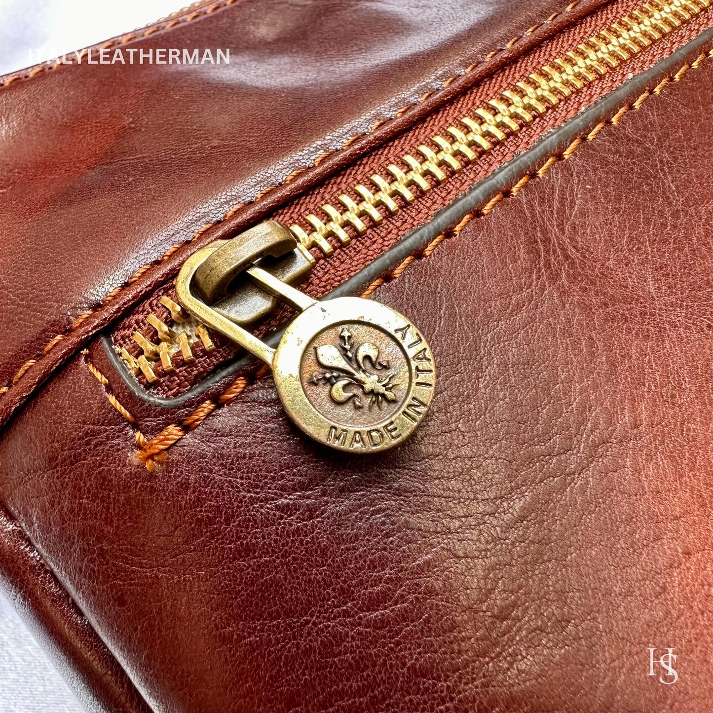 Italian Handmade Leather Crossbody Bags for Men Made In Italy from Florence - Italy Leather Shop