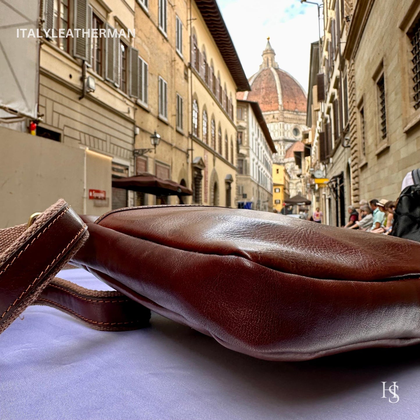 Italian Handmade Leather Crossbody Bags for Men Made In Italy from Florence - Italy Leather Shop