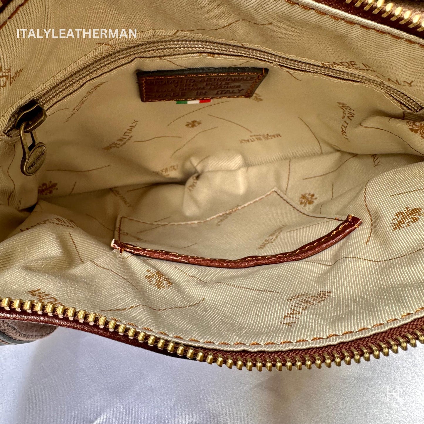 Italian Handmade Leather Crossbody Bags for Men Made In Italy from Florence - Italy Leather Shop