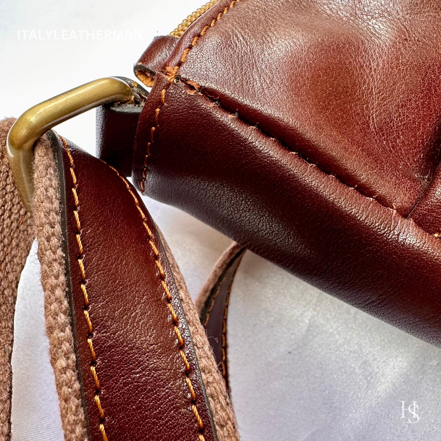 Italian Handmade Leather Crossbody Bags for Men Made In Italy from Florence - Italy Leather Shop