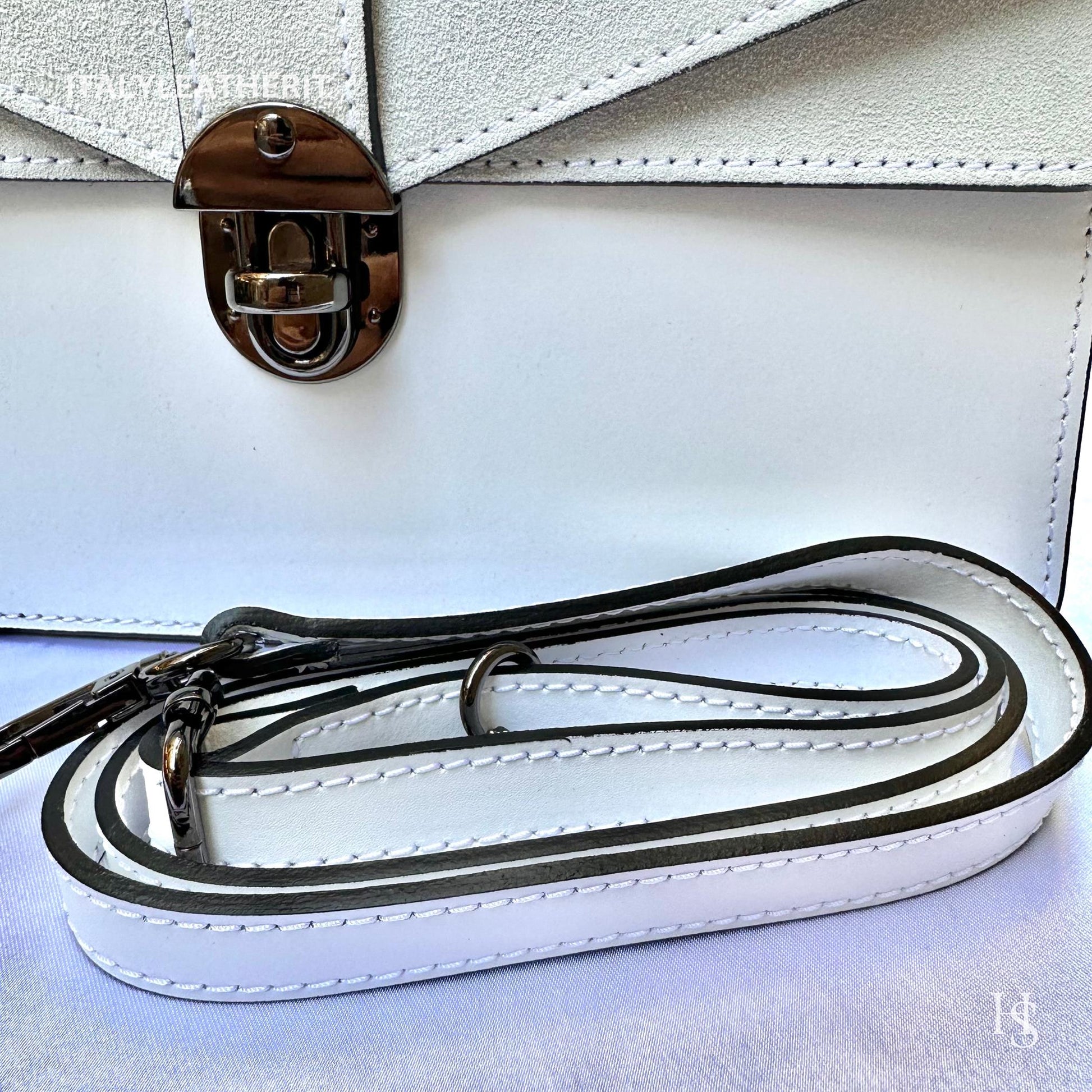 Italian Handmade Leather Top-Handle Bag Elegant Design from Florence - Italy Leather Shop
