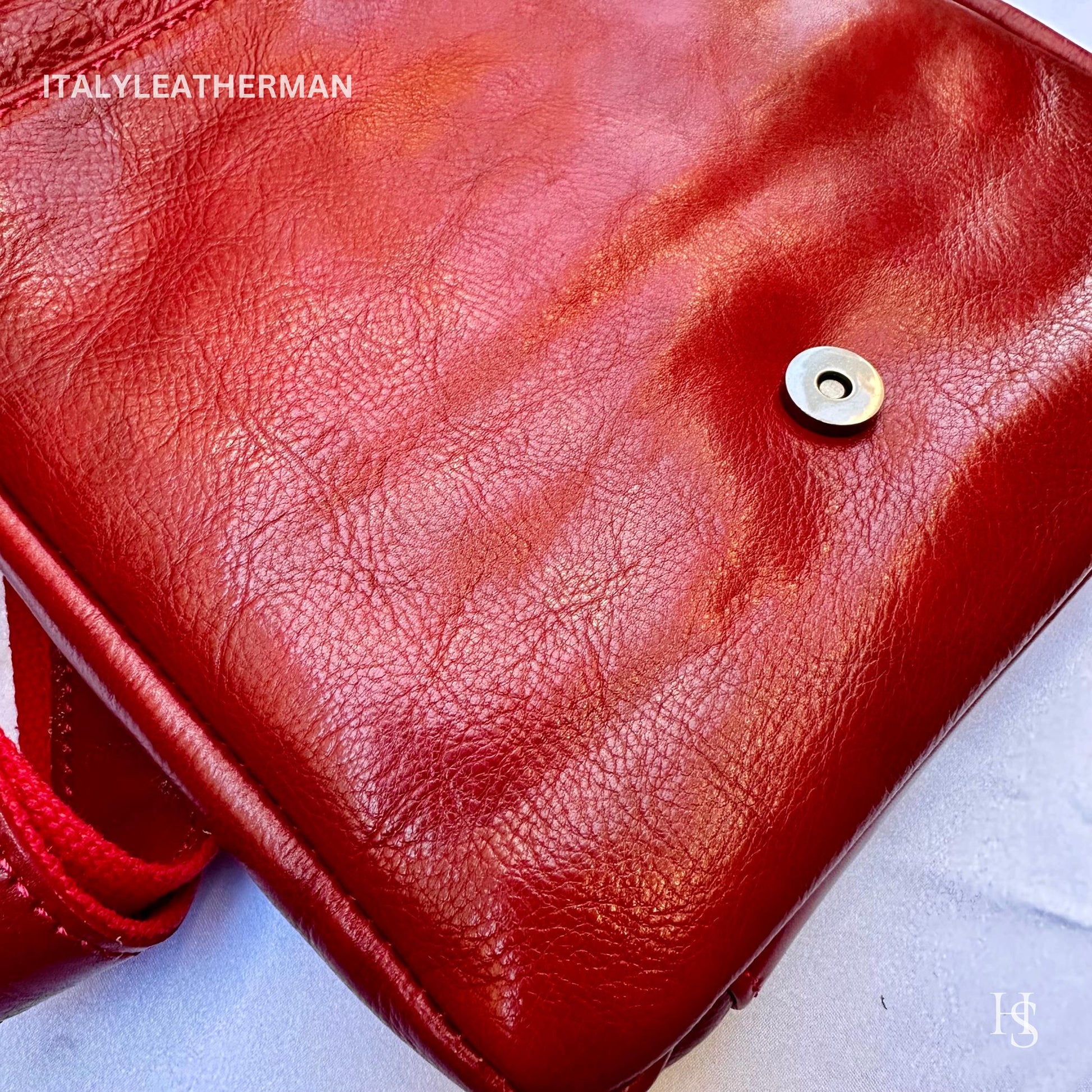 Italian Handmade Leather Crossbody Bags for Men Made In Italy from Florence - Italy Leather Shop