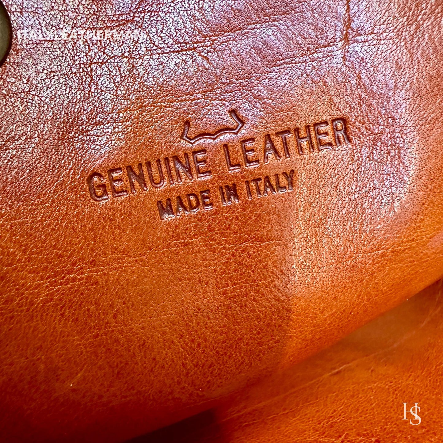 Italian Handmade Leather Sling Bag  Unisex Design, Made in Italy - Italy Leather Shop