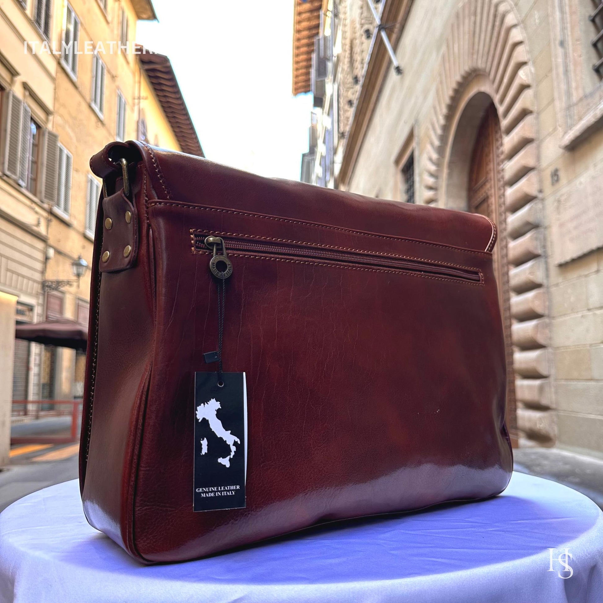 Italian Handmade Leather Satchels Bags for Men | Elevate Your Style with Exquisite Craftsmanship made in Italy from Florence - Italy Leather Shop