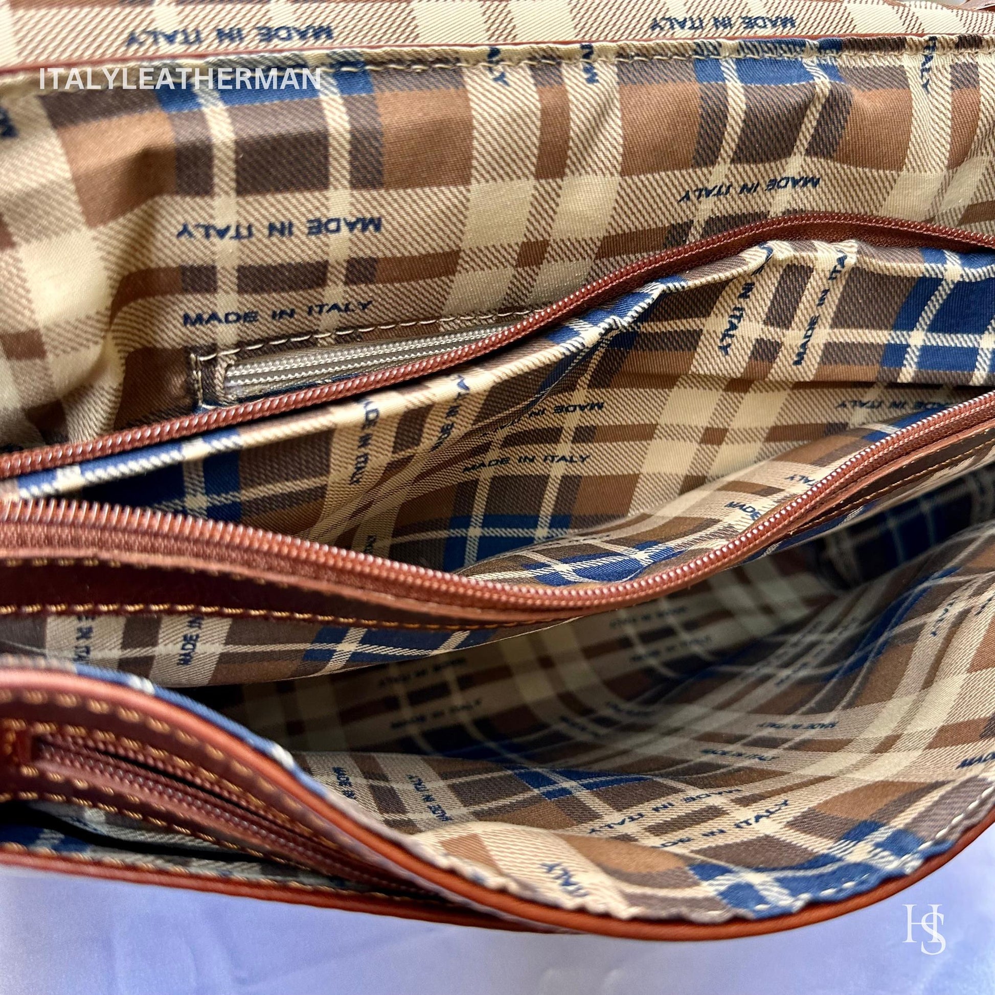 Italian Handmade Leather Satchels Bags for Men | Elevate Your Style with Exquisite Craftsmanship made in Italy from Florence - Italy Leather Shop