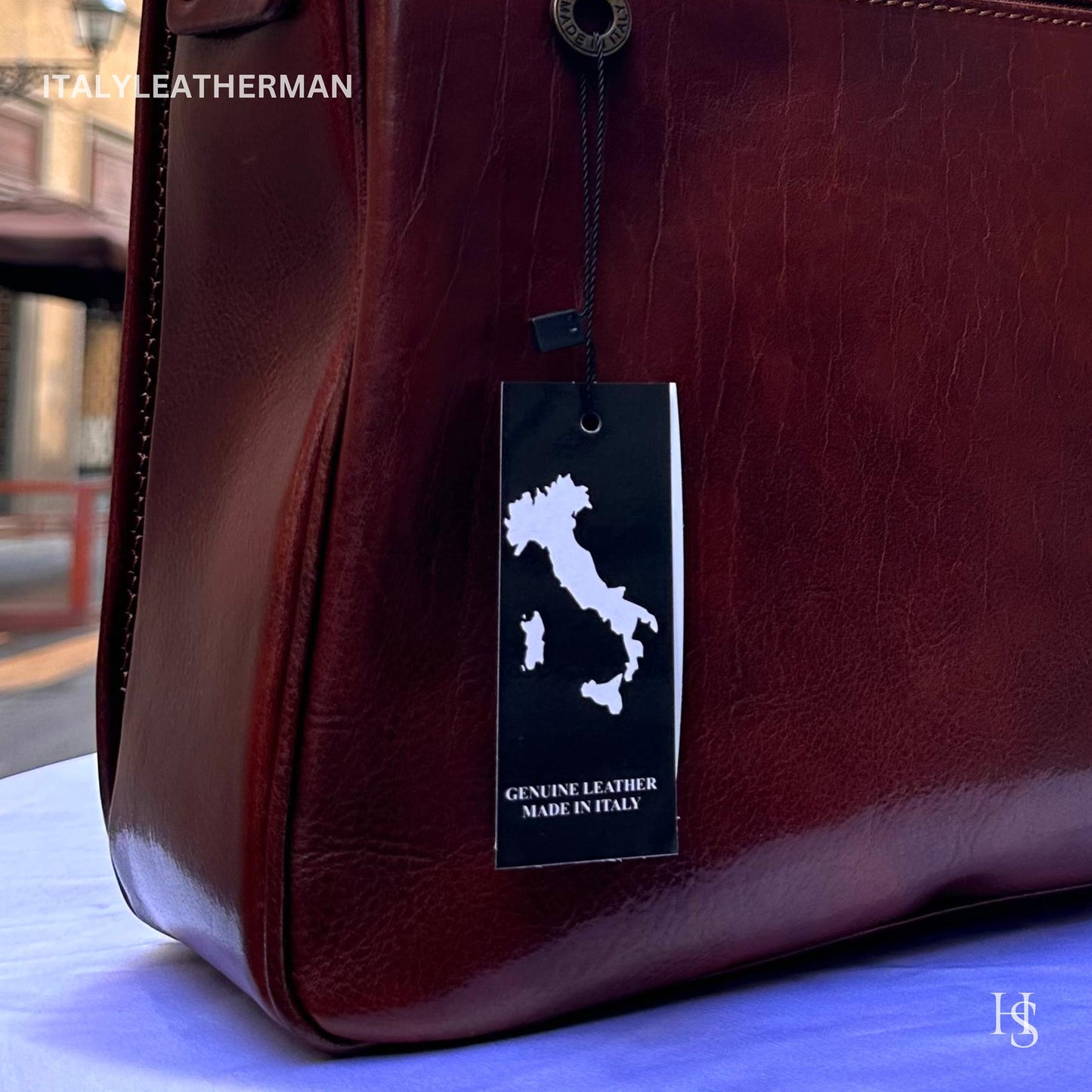 Italian Handmade Leather Satchels Bags for Men | Elevate Your Style with Exquisite Craftsmanship made in Italy from Florence - Italy Leather Shop