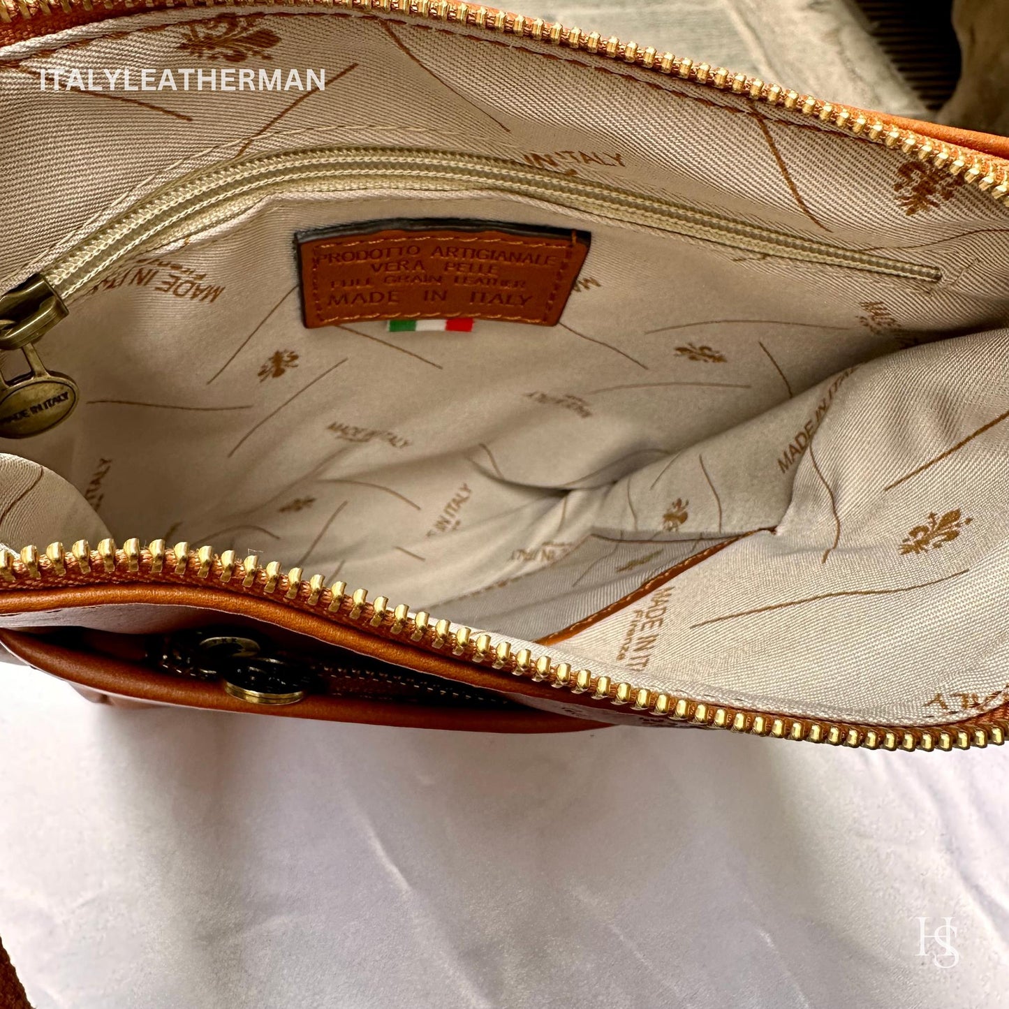 Italian Handmade Leather Crossbody Bags for Men Made In Italy from Florence - Italy Leather Shop