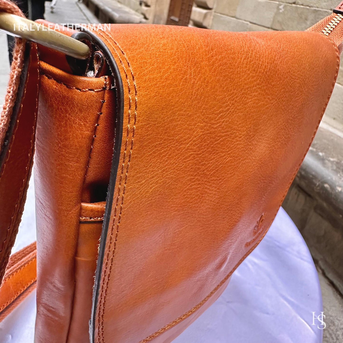 Italian Handmade Leather Crossbody Bags for Men Made In Italy from - Italy Leather Shop
