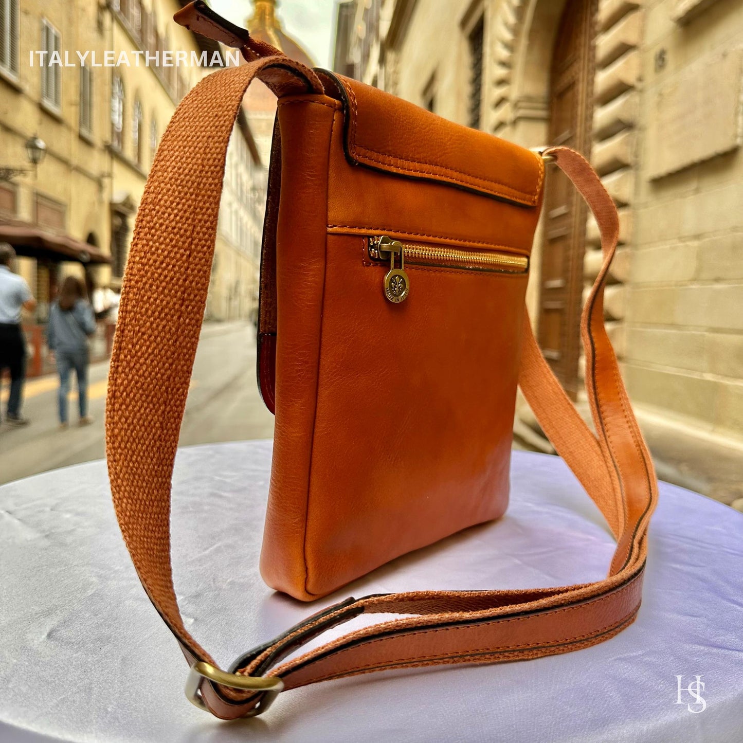 Italian Handmade Leather Crossbody Bags for Men Made In Italy from - Italy Leather Shop