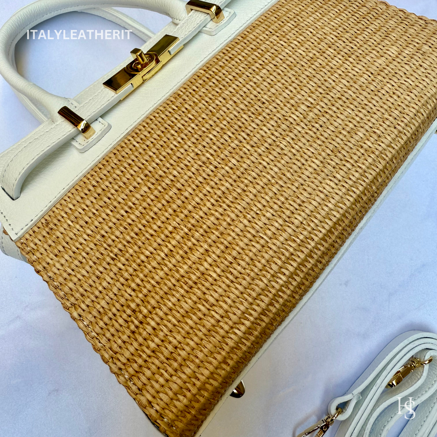 Elegant Italian Leather & Straw Bags for Women Handmade in Florence - Italy Leather Shop