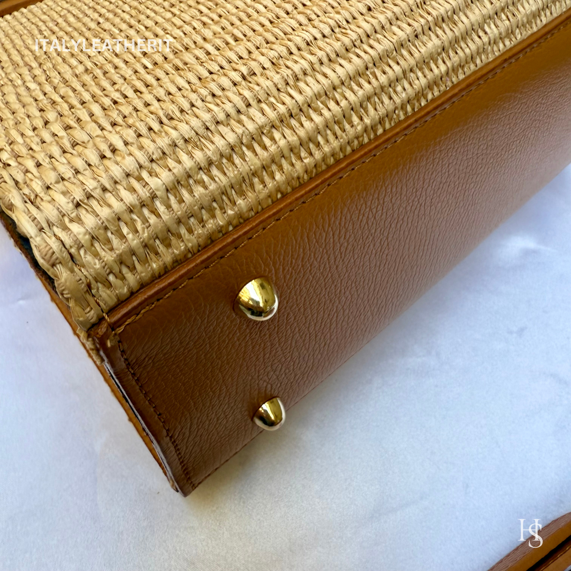 Elegant Italian Leather & Straw Bags for Women Handmade in Florence - Italy Leather Shop
