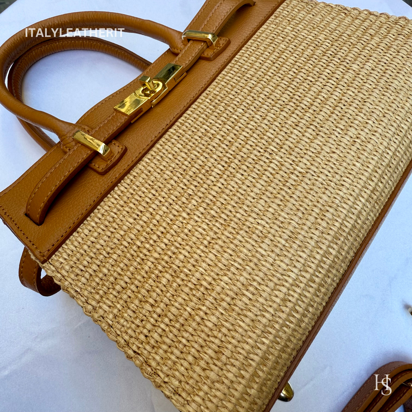 Elegant Italian Leather & Straw Bags for Women Handmade in Florence - Italy Leather Shop