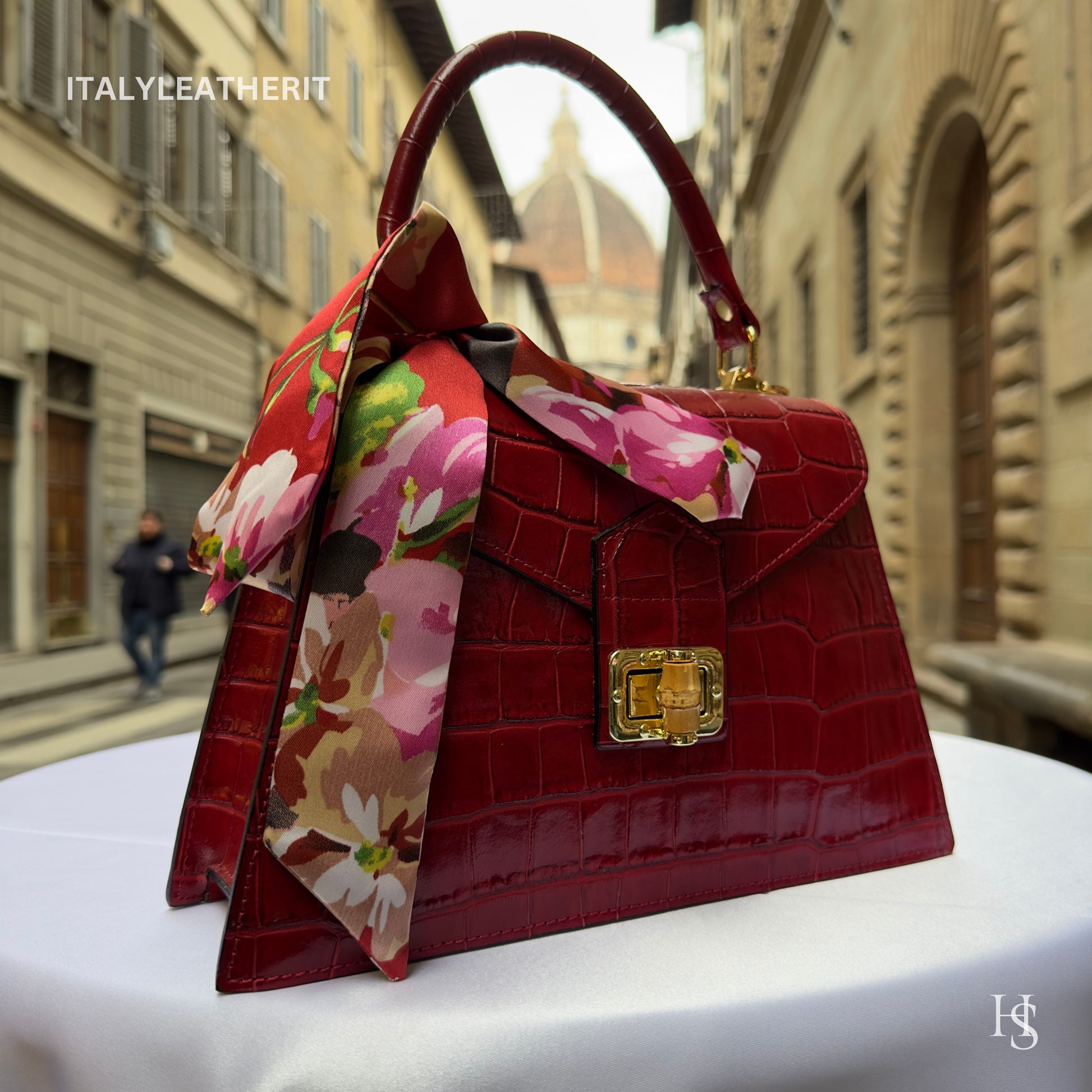 Italian Handmade Leather Bags For Women l l Elegant Leather Tote From Florence, top handbag