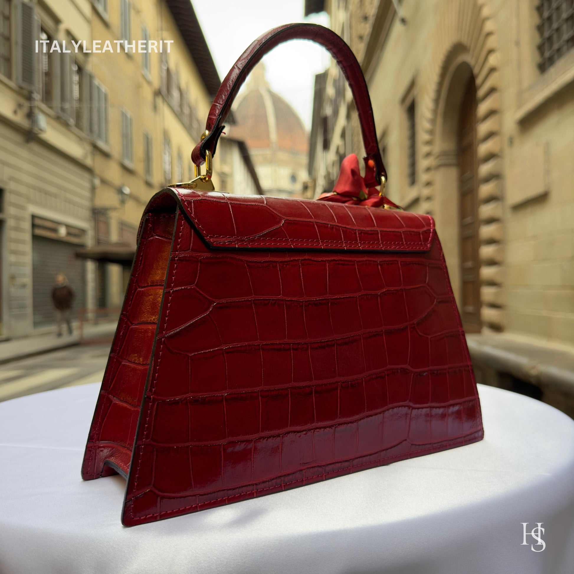 Italian Handmade Leather Bags For Women l l Elegant Leather Tote From Florence, top handbag