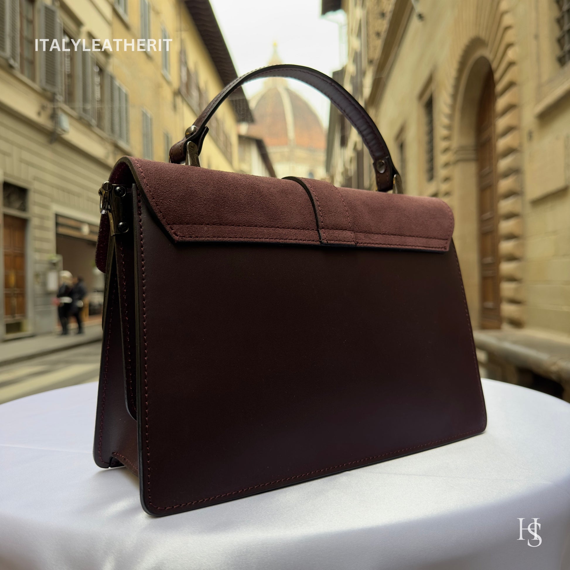 Italian Handmade Leather Bags For Women l l Elegant Leather Tote From Florence, Made in Italy bag