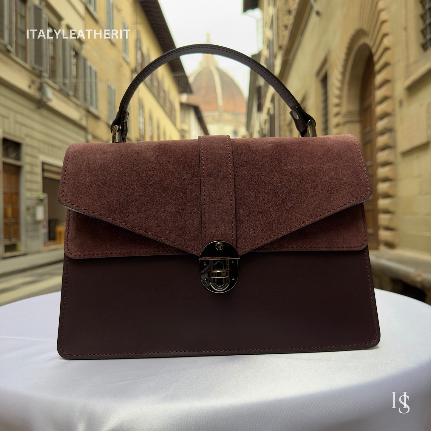 Italian Handmade Leather Bags For Women l l Elegant Leather Tote From Florence, Made in Italy bag