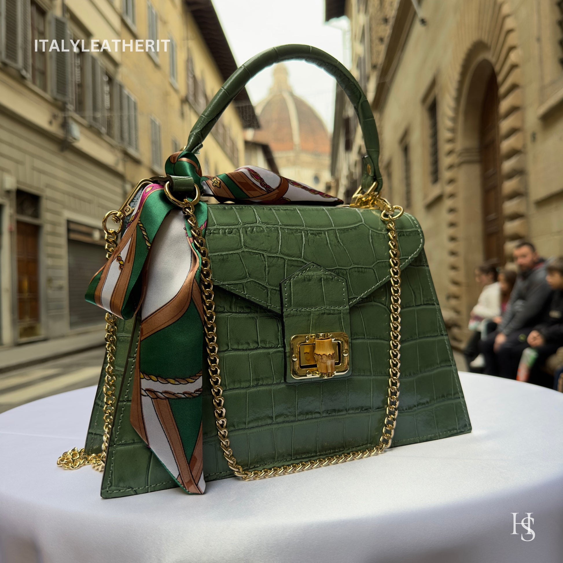 Italian Handmade Leather Bags For Woman l l Elegant Leather Tote From Florence || Made in Italy, Premium Purse