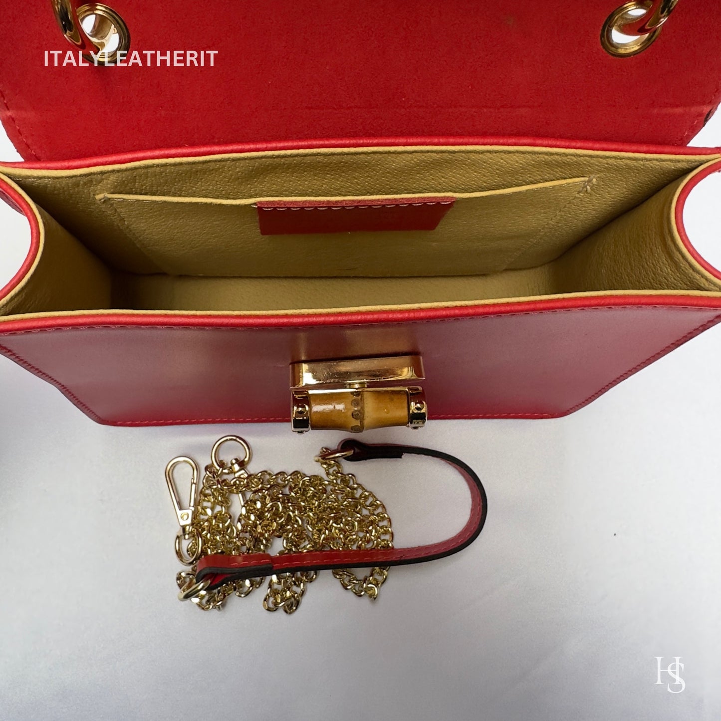 Italian Handmade Leather Bags For Women | Elegant Leather Tote From Florence | Red Handbag, Stylish Purse