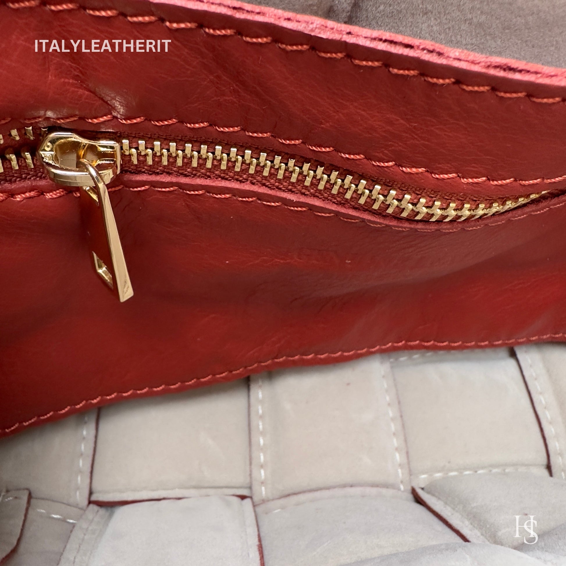 Italian Handmade Leather Bags For Women | Elegant Luxury Soft Leather Orange Crossbody Bag From Florence
