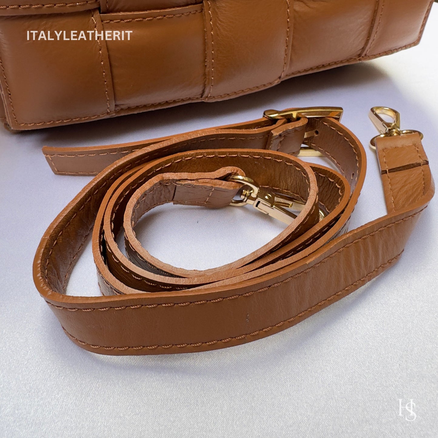 Italian Handmade Leather Bags For Women | Elegant Brown Crossbody Tote From Florence | Perfect Gift For Her