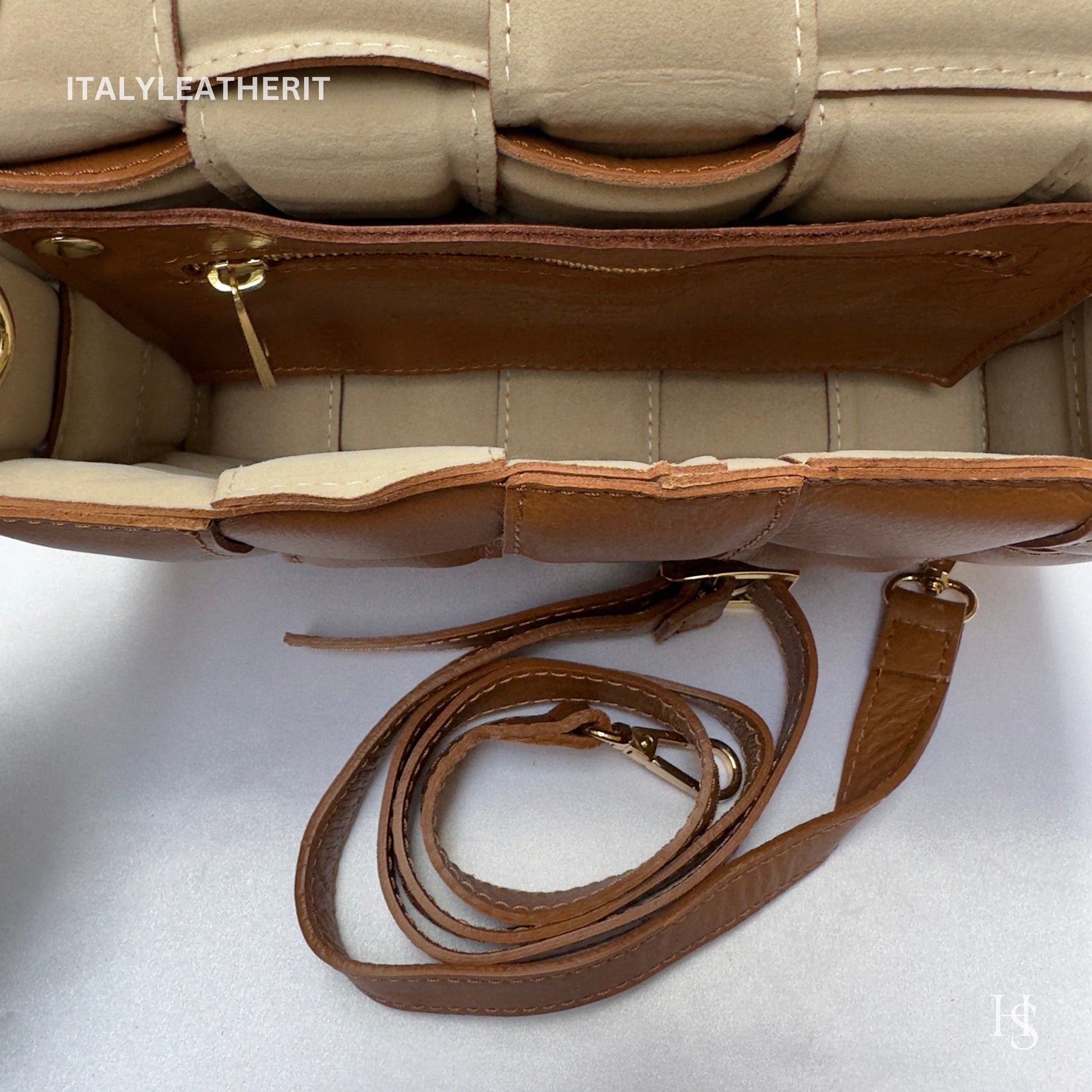 Italian Handmade Leather Bags For Women | Elegant Brown Crossbody Tote From Florence | Perfect Gift For Her