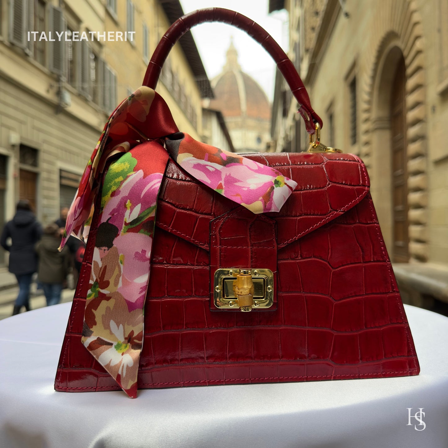 Italian Handmade Leather Bags For Women l l Elegant Leather Tote From Florence, top handbag