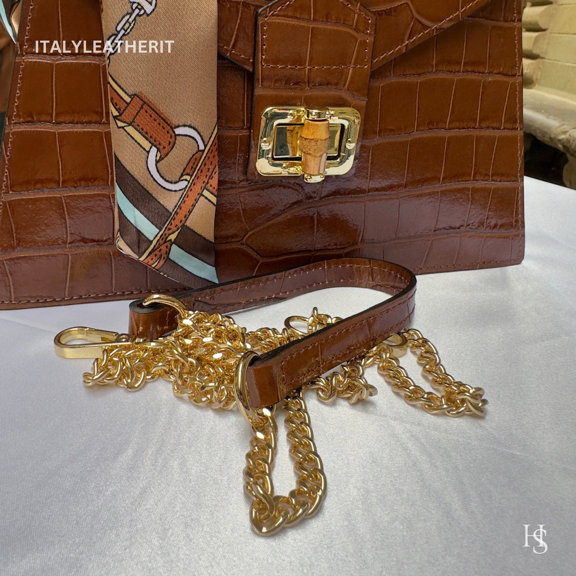 Italian Handmade Leather Bags For Women l l Elegant Leather Tote From Florence, Made In Italy