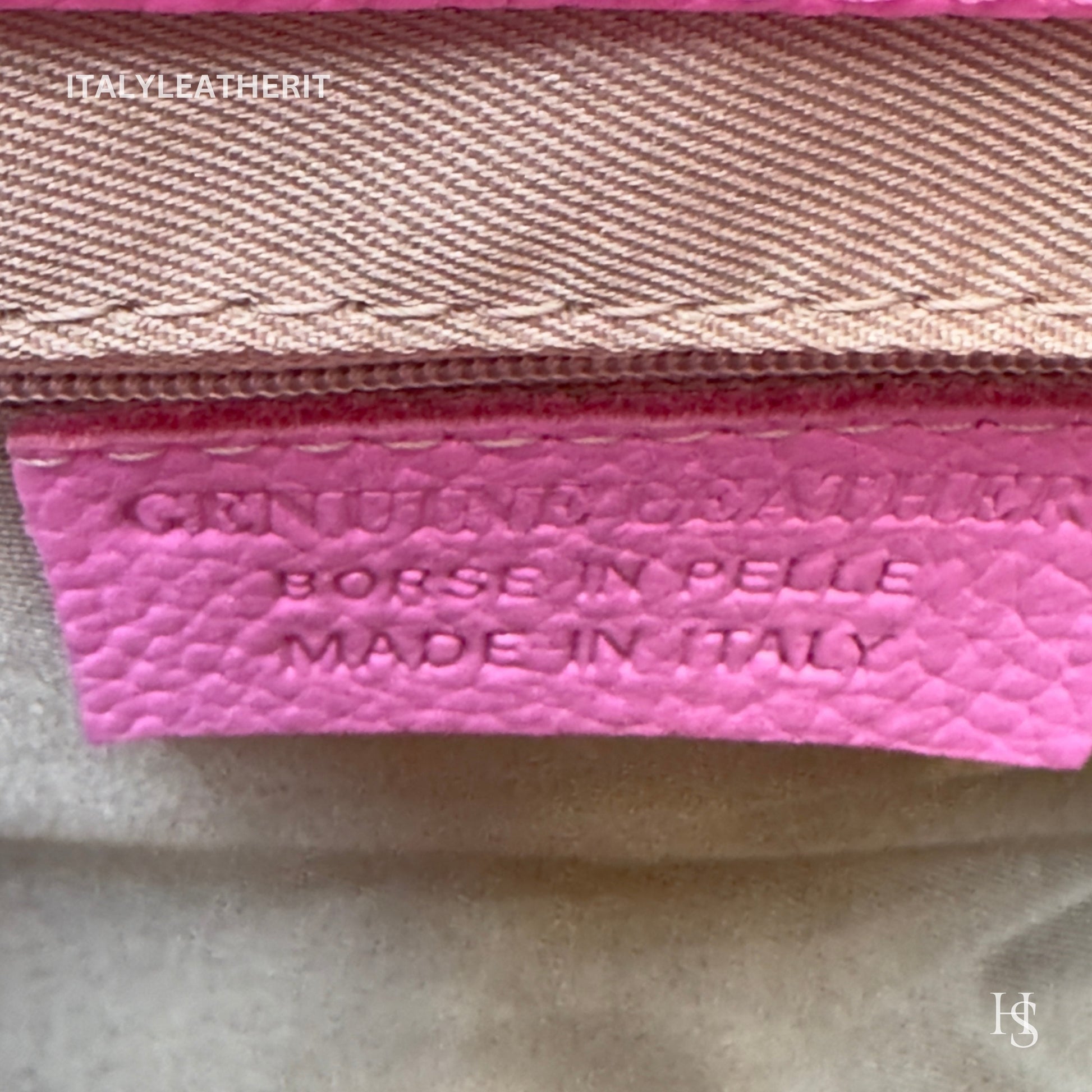 Italian Handmade Leather Bags For Women | Elegant Pink Top-Handle Handbag From Florence, Stylish Design