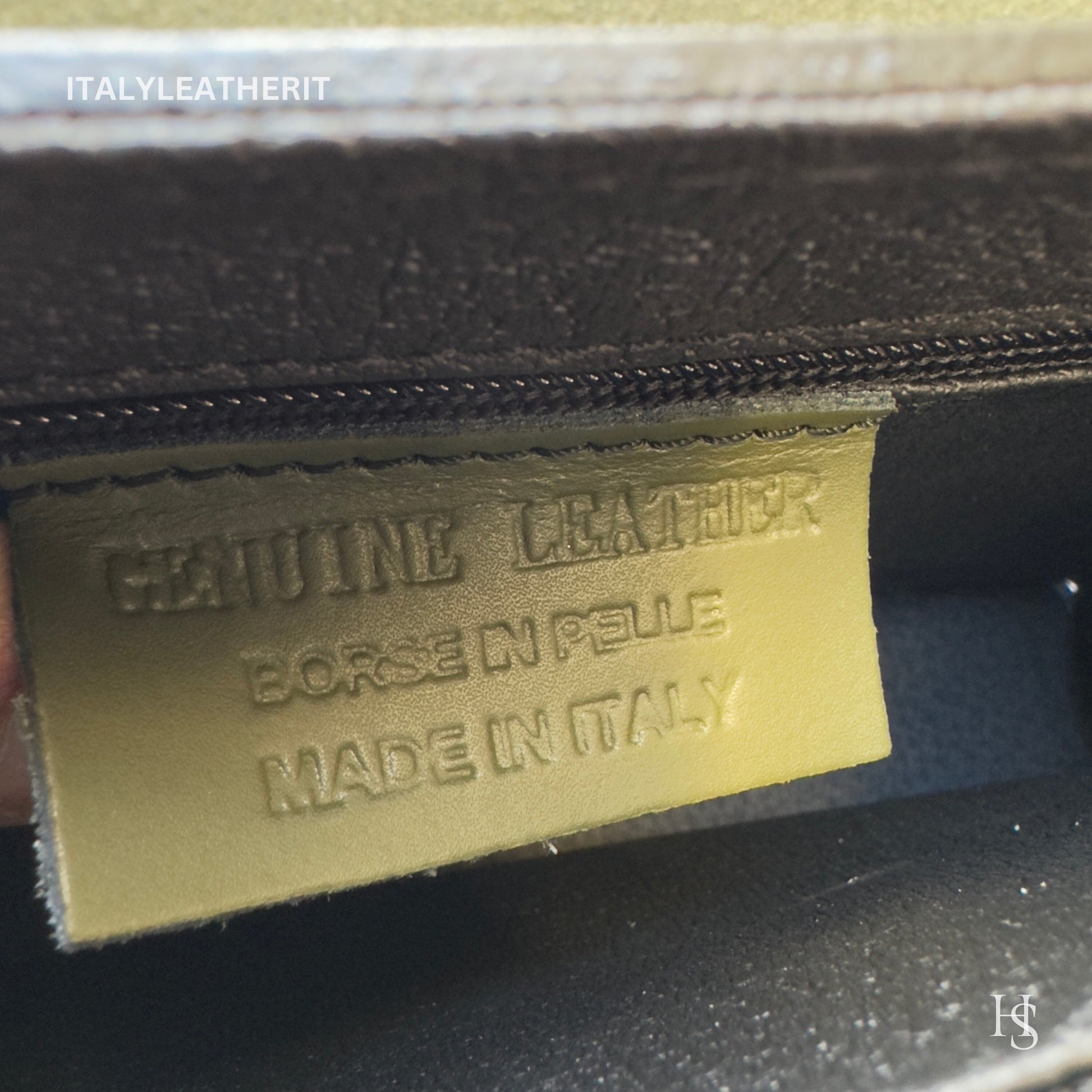 Italian Handmade Leather Bags For Women | Elegant Green Leather Purse From Florence | Special Edition