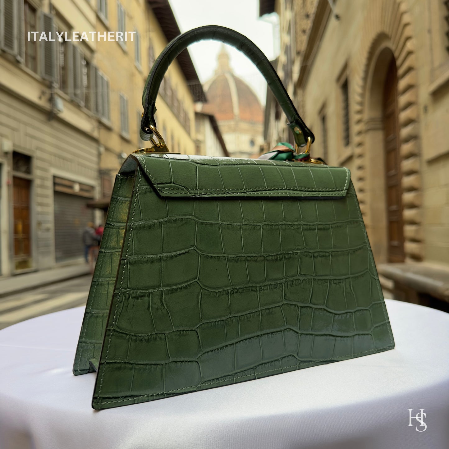 Italian Handmade Leather Bags For Woman l l Elegant Leather Tote From Florence || Made in Italy, Premium Purse