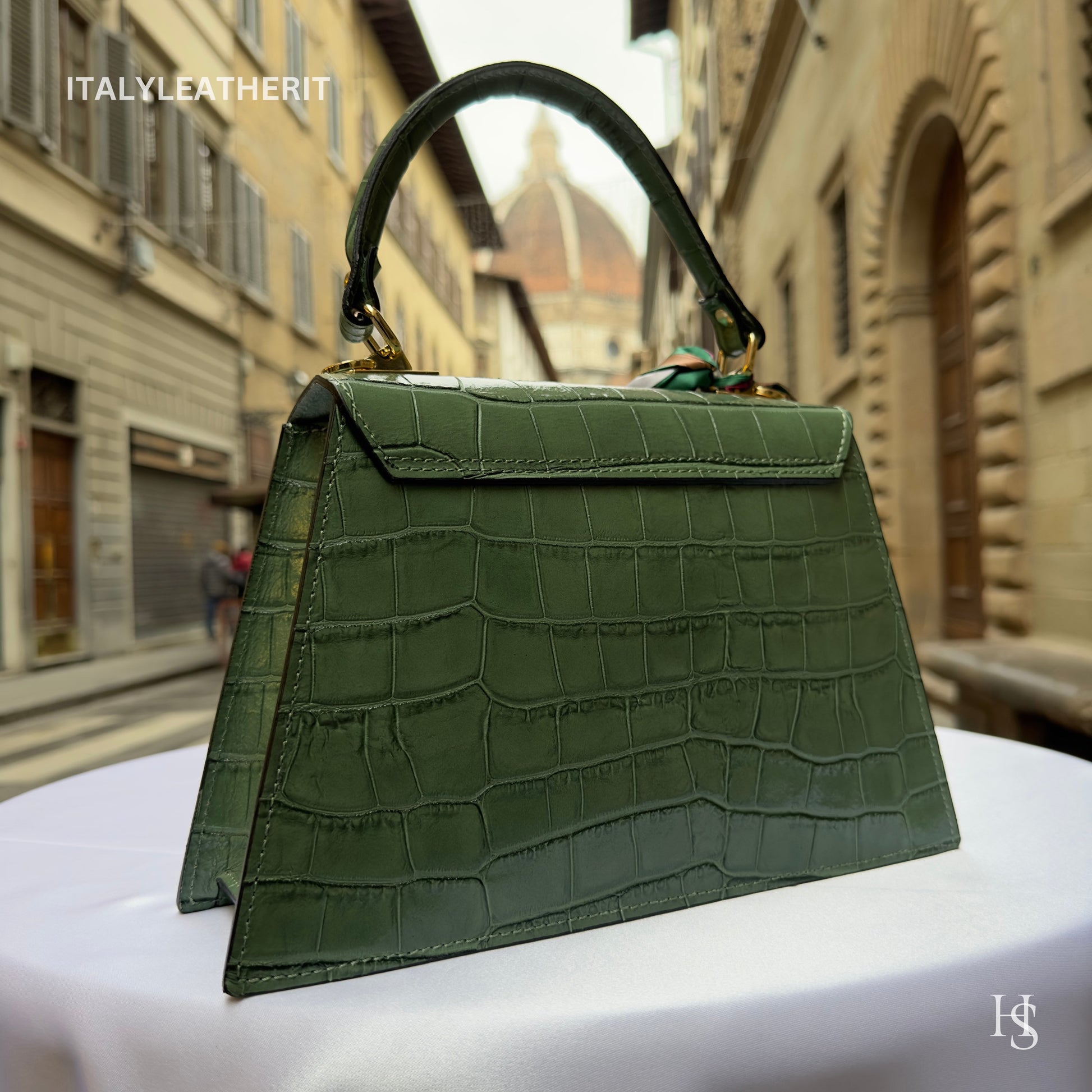 Italian Handmade Leather Bags For Woman l l Elegant Leather Tote From Florence || Made in Italy, Premium Purse