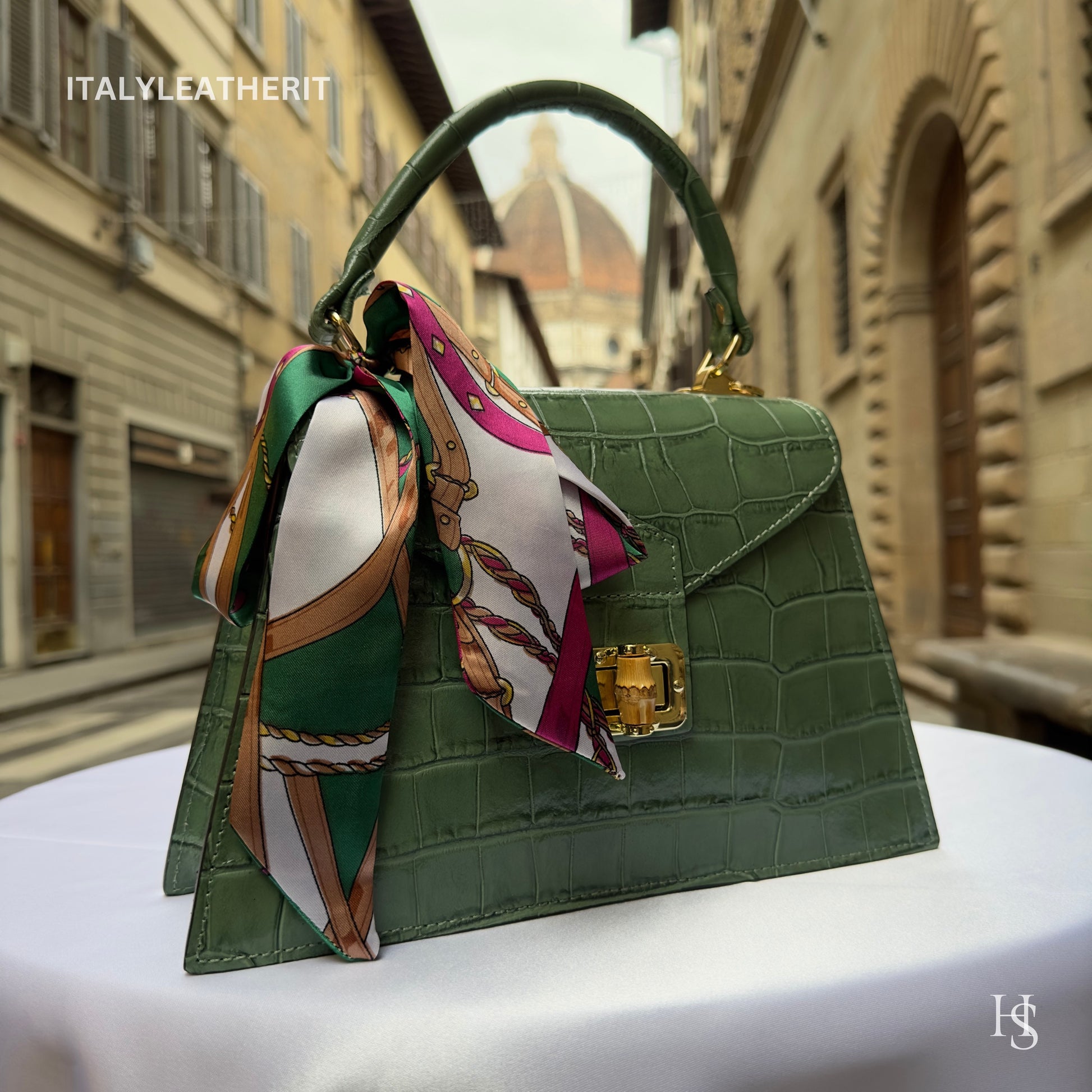 Italian Handmade Leather Bags For Woman l l Elegant Leather Tote From Florence || Made in Italy, Premium Purse